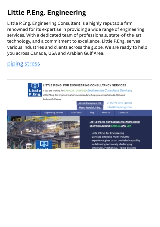 Little P.Eng. Engineering