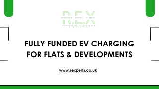 Fully Funded EV Charging for Flats & Developments