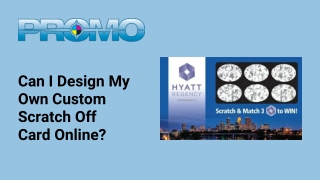 Can I Design My Own Custom Scratch Off Card Online