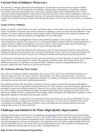 Why It’s Time To Revisit Eradicating Water Spots In Indianapolis, Indiana