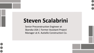 Steven Scalabrini - A Brave Impact Maker From Oakland, NJ