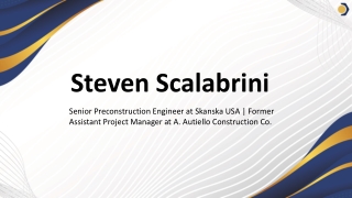 Steven Scalabrini - A Smart Decision-Maker - Oakland, NJ