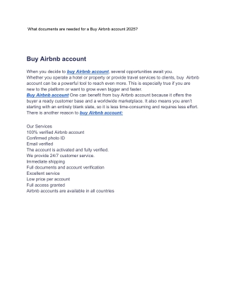 _What documents are needed for a Buy Airbnb account 2025_