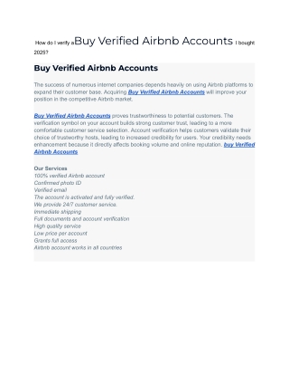 _How do I verify aBuy Verified Airbnb Accounts I bought 2025_