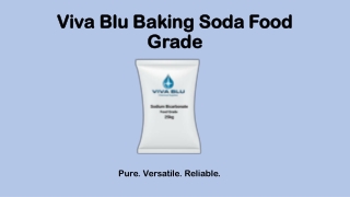 Viva Blu Baking Soda Food Grade
