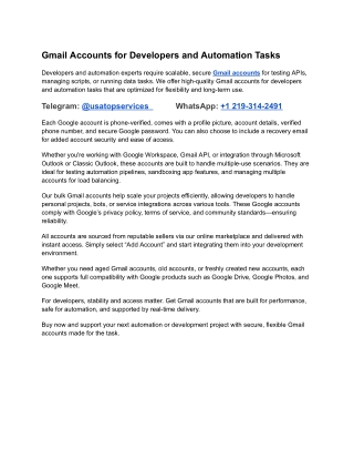 6 Best Sites to Buy Old Gmail Accounts in This Year 