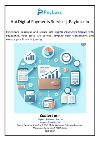 Api Digital Payments Service | Paybuzz.in