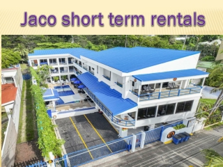 Jaco short term rentals