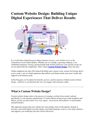 Custom Website Design