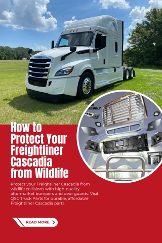 How to Protect Your Freightliner Cascadia from Wildlife