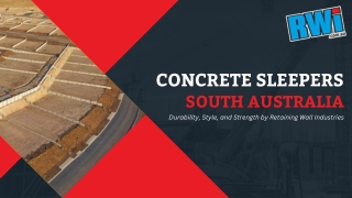 Concrete Sleepers South Australia