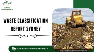 Waste Classification Report Sydney