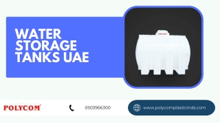 water storage tanks uae PDF