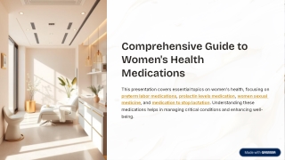 Women's Health Medications