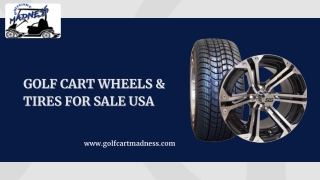 Golf Cart Wheels & Tires For Sale USA