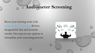 Audiometer Screening