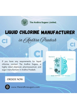 CL2 Manufactures in Andhra Pradesh, India - The Andhra Sugars