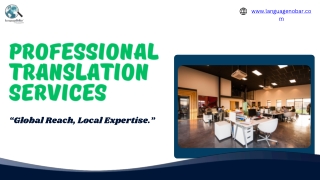 professional Translation Services