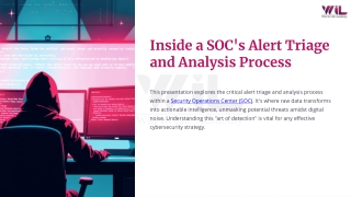 Inside a SOC’s Alert Triage and Analysis Process