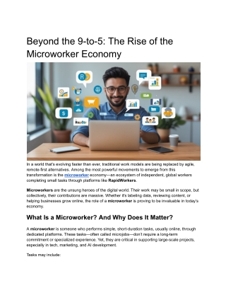 Beyond the 9-to-5_ The Rise of the Microworker Economy