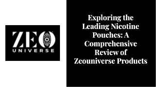 Best Nicotine Pouches - Zeouniverse