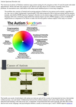 Autism Range Disorder Signs And Symptoms And Causes