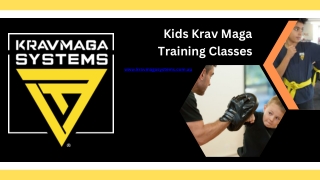 Kids Krav Maga Training Classes - www.kravmagasystems.com.au