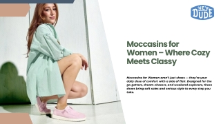 Moccasins for Women Cozy Meets Chic