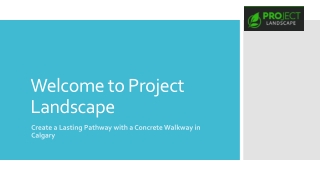 Add Style with a Concrete Walkway in Calgary Solution