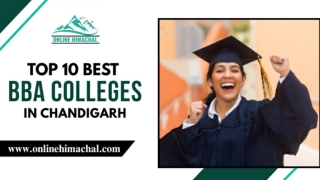 Top 10 BBA Colleges in Chandigarh