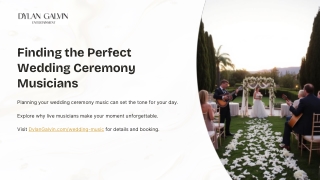 Hire a Wedding Guitarist Near You for a Memorable Ceremony