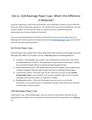 Ahmedabad's Leading Paper Cup Manufacturer | Premium Provider of Disposable Cu