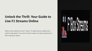 Live Motorsports Events Online