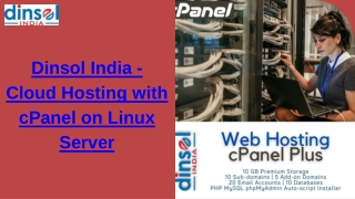 cPanel Web Hosting - PLUS Plan