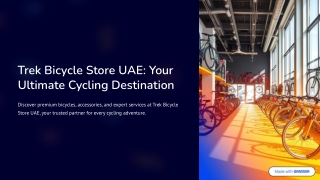 Trek Bicycle Store UAE – Premium Bikes, Gear & Rentals