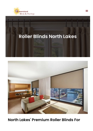 Roller Blinds North Lakes