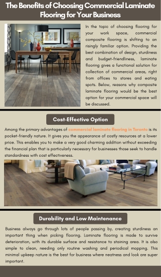 The Benefits of Choosing Commercial Laminate Flooring for Your Business