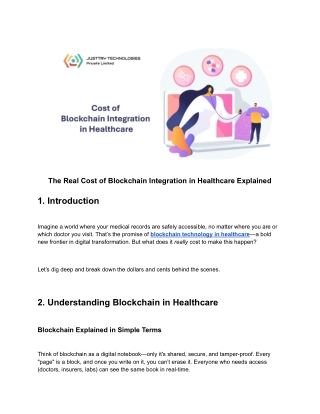 The Real Cost of Blockchain Integration in Healthcare Explained