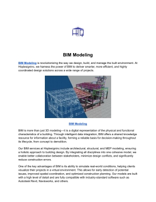 BIM Modeling