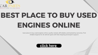 BUY QUALITY USED  ENGINES ONLINE
