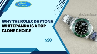Rolex Daytona  White Panda Is a Top Clone Choice
