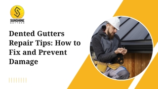 Dented Gutters Repair Tips How to Fix and Prevent Damage