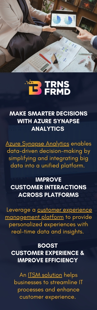 Make Smarter Decisions with Azure Synapse Analytics