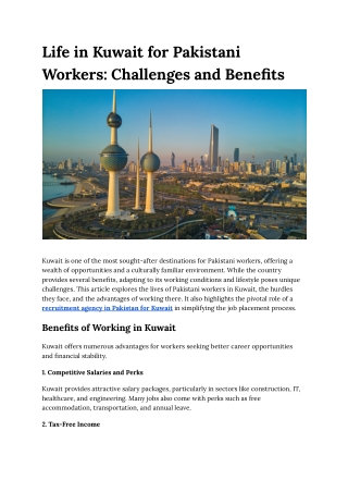 Kuwait recruitment agency