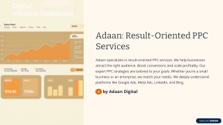 PPC Services That Deliver Real Results – Powered by Adaan