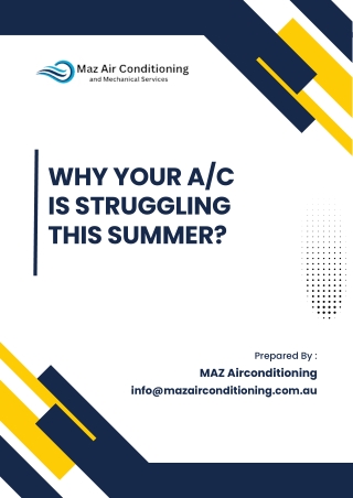Why Your ac is Struggling This Summer