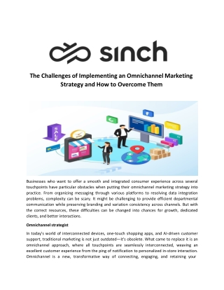 The Challenges of Implementing an Omnichannel Marketing Strategy and How to Overcome Them