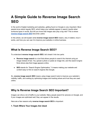 reverse image search SEO