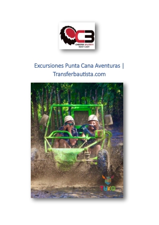 Excursiones Punta Cana Aventuras | Transferbautista.com