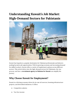 Understanding Kuwait’s Job Market_ High-Demand Sectors for Pakistanis